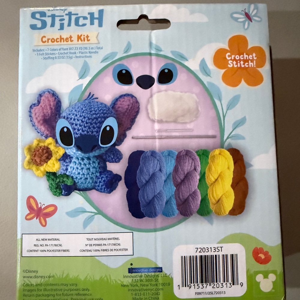 NIB - DISNEY - Stitch Crochet Kit - Picture 2 of 3